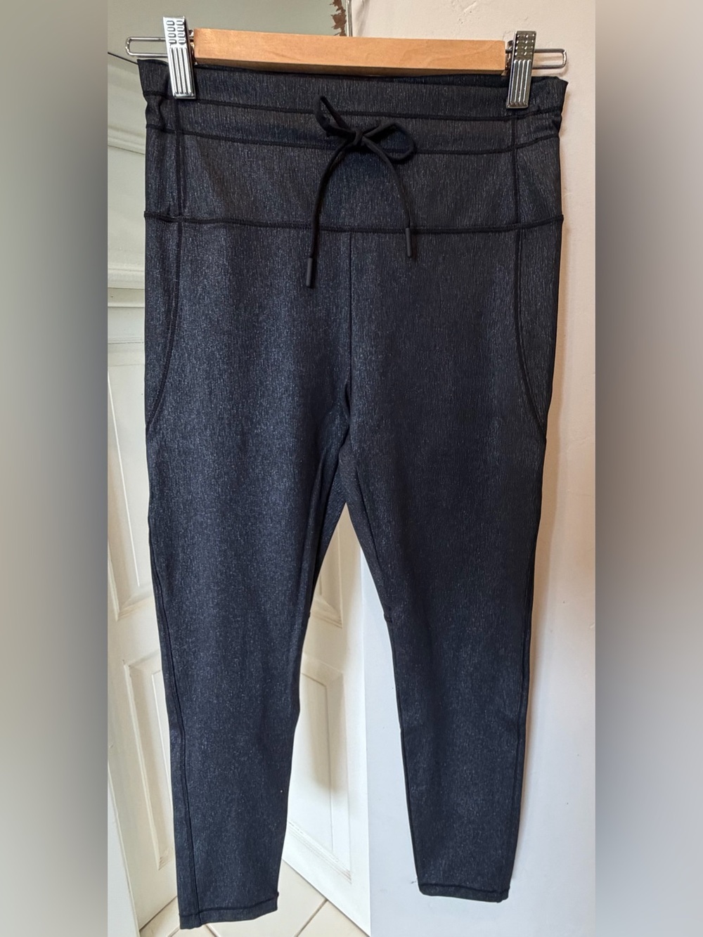 Zyia Athletic Black Pull-On Jogger Pants with Drawstring
